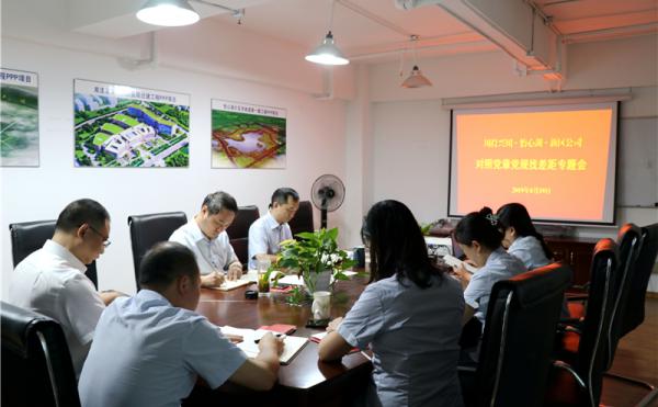 川投興川、怡心湖、新區(qū)公司召開對照黨章黨規(guī)找差距專題會