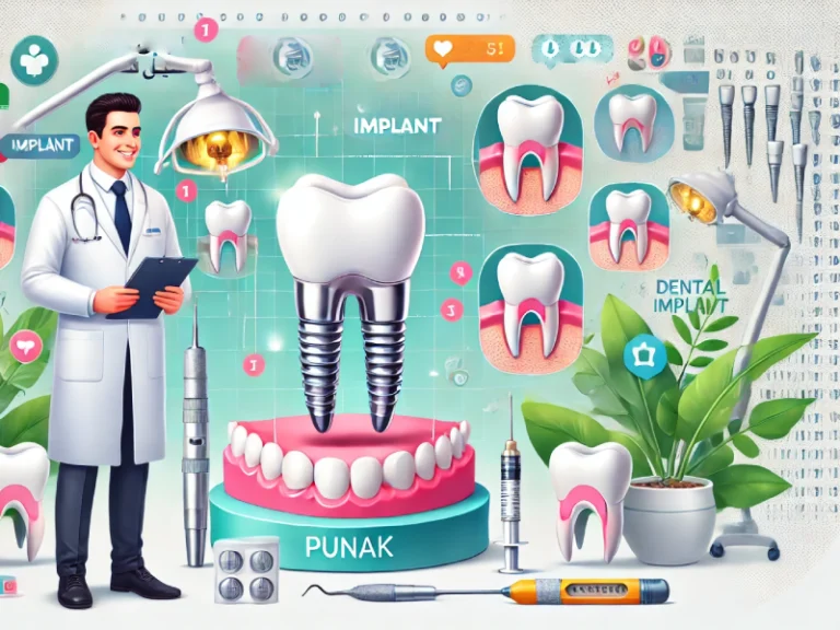 ایمپلنت دندان در پونک